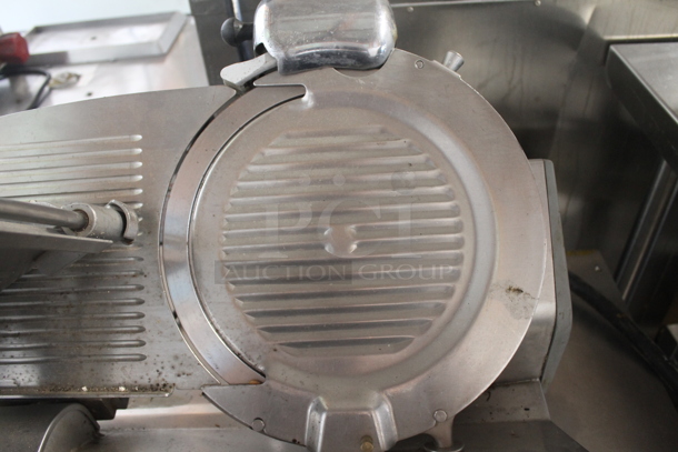 Globe 3600 Stainless Steel Commercial Countertop Automatic Meat Slicer w/ Blade Sharpener. 115 Volts, 1 Phase. Tested and Working! - Image 6 of 7