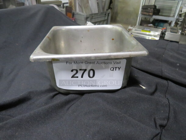 One 1/6 Size 2.5 Inch Deep Hotel Pan.