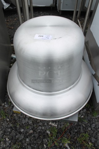 CaptiveAire BDCR15 Metal Commercial Rooftop Mushroom Exhaust Fan. 115 Volts, 1 Phase. 