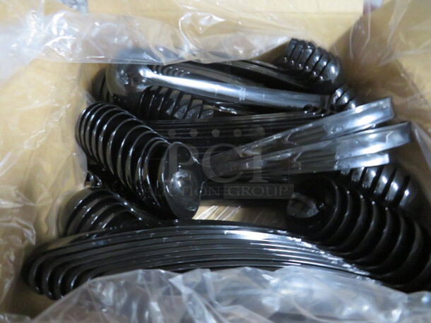 One NEW Case Of 72 Tablemate 9 Inch Poly Black 1oz Ladles. #LDL-BK. $63.40 - Image 2 of 2