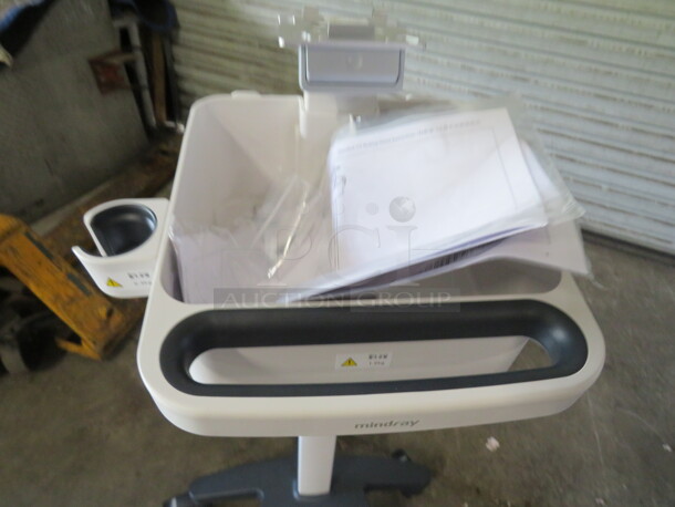 One NEW Rolling Medi Cart.  - Image 2 of 3