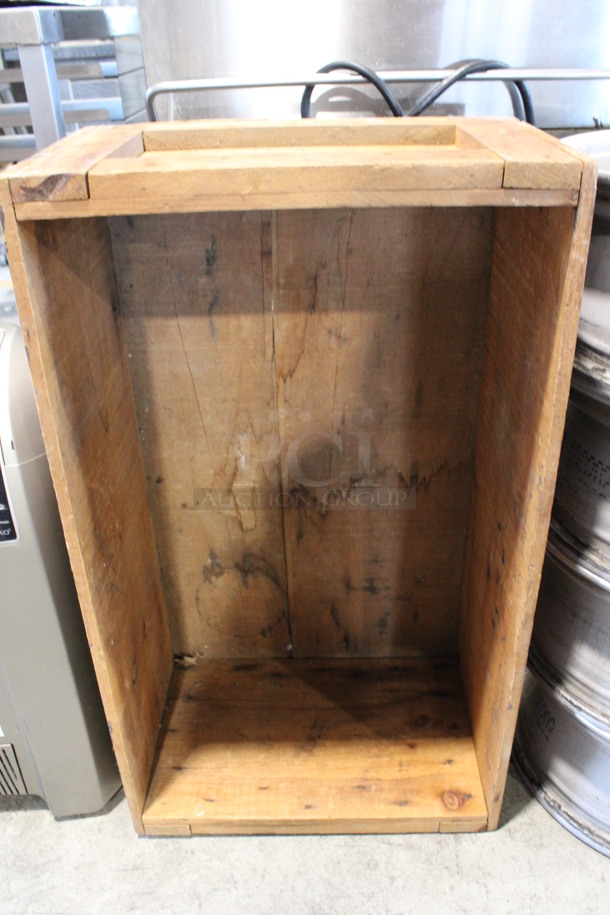 Wooden Crate. 31x18x11.5