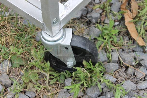 BRAND NEW SCRATCH AND DENT! Channel Metal Commercial Pan Transport Rack on Commercial Casters. - Image 6 of 6