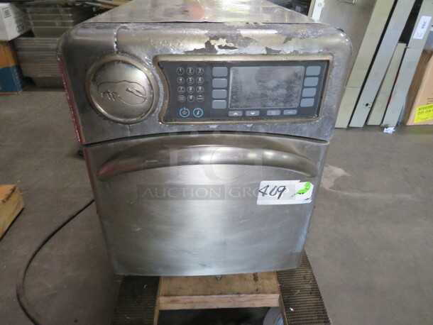 One Turbo Chef High Speed Oven. #NGO. 208/240 Volt. 1 Phase. 16X31X21. Unable To Test.