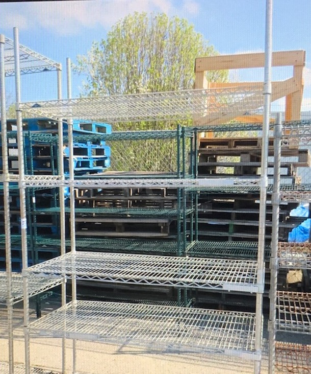 One  Metro Shelf With 5 Shelves. 48X24X86 - Image 1 of 1