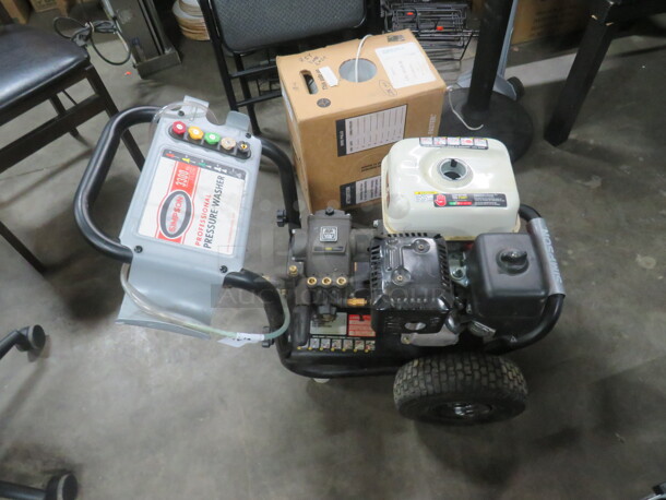 One Simpson Pressure Washer With Honda GV Motor. No Hoses. Missing Cap. 3300psi. - Image 1 of 5