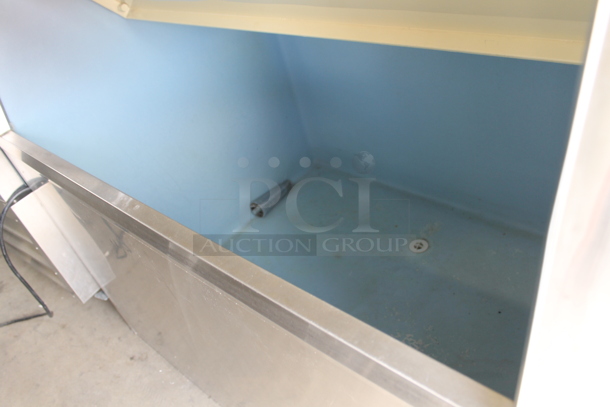 Hoshizaki F-1101AU Stainless Steel Commercial Ice Machine Head on Commercial Ice Bin. 230/240 Volts, 1 Phase.  - Image 4 of 9