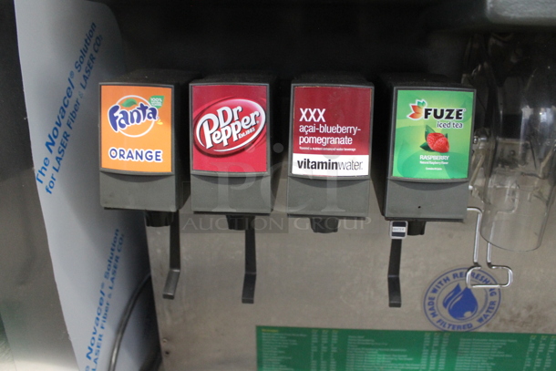 Manitowoc Stainless Steel Commercial Ice Head on Cornelius Stainless Steel Commercial 8 Flavor Carbonated Beverage Machine. - Image 4 of 10