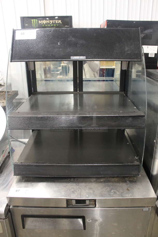 Hatco GRCMW-26D Metal Commercial Countertop 2 Tier Warming Merchandiser Display Case. 120 Volts, 1 Phase. Tested and Working! - Image 1 of 6