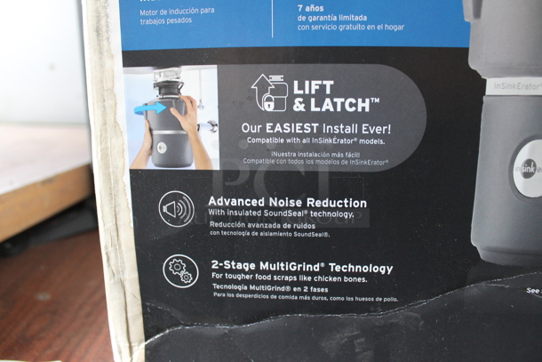 IN ORIGINAL BOX! Insinkerator CVR CNTRL PLUS-5 Garbage Disposal. 120 Volts, 1 Phase.  - Image 3 of 9