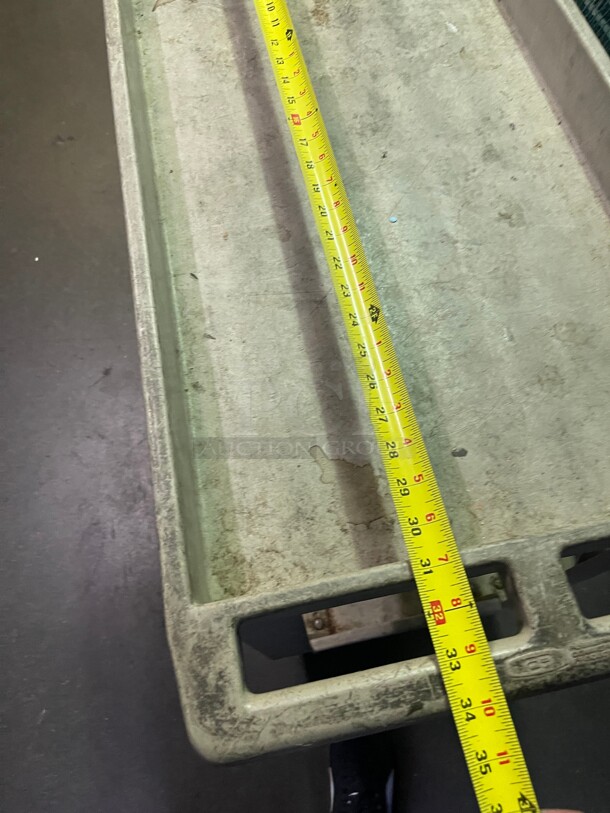 Nice! Commercial Restaurant Style Moving Cart On Casters NSF 34x17x33 - Image 5 of 7