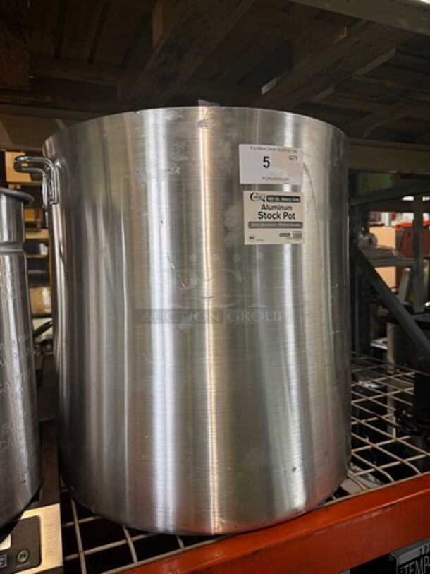 Choice 160Qt. Heavy Duty Aluminum Stock Pot, Brand New! - Image 6 of 6