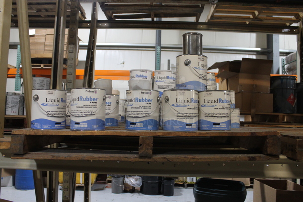 ALL ONE MONEY! FIVE PALLET LOT of Various Items Including Proflex Part A and B Flexible Epoxy, Liquid Rubber and Label Roll. BUYER MUST REMOVE. - Image 4 of 9