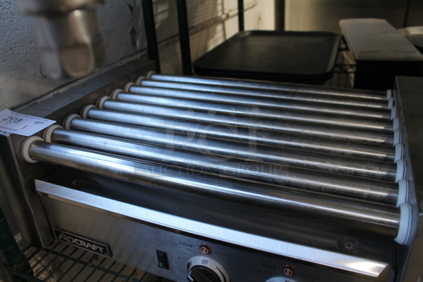 Adcraft RG-09 Stainless Steel Commercial Countertop Hot Dog Roller. 120 Volts, 1 Phase. Tested and Working! - Image 3 of 4