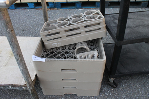 ALL ONE MONEY! Lot of Dish Caddies and Silverware Caddy