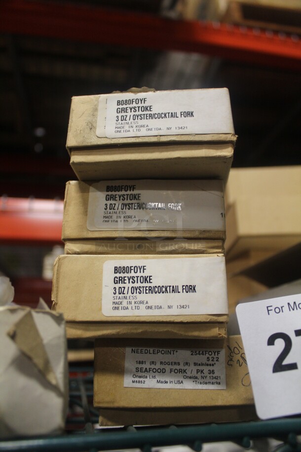 NEW IN BOX! 21 Boxes (24 Count Each) Various Brand Silverware. 21X Your Bid!  - Image 2 of 4