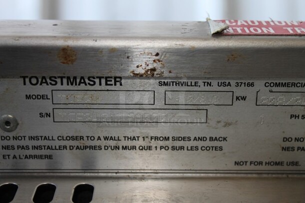 Toastmaster TGE24 Pro Series Stainless Steel Commercial Countertop Electric Powered Flat Top Griddle. 208/240 Volts, 1 Phase.  - Image 4 of 5