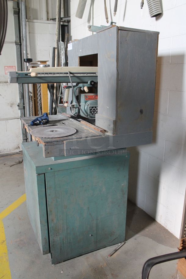 DeWalt Metal Deluxe Cabinet w/ Black & Decker R 1450 Electrical Box. BUYER MUST REMOVE. - Image 3 of 11