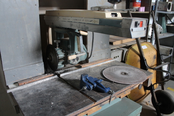 DeWalt Metal Deluxe Cabinet w/ Black & Decker R 1450 Electrical Box. BUYER MUST REMOVE. - Image 4 of 11