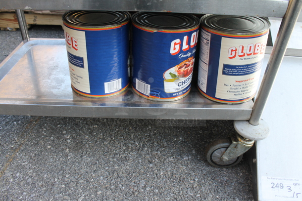 Stainless Steel Commercial 3 Tier Cart w/ Contents on Commercial Casters. - Image 5 of 5