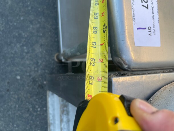 Commercial Stainless Steel Table NSF 62x37x34 - Image 7 of 9