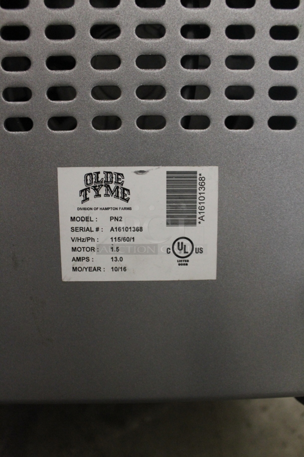 2016 Olde Tyme PN2 Commercial Electric Countertop Nut Grinder. 115V, 1 Phase. Tested and Working! - Image 6 of 7