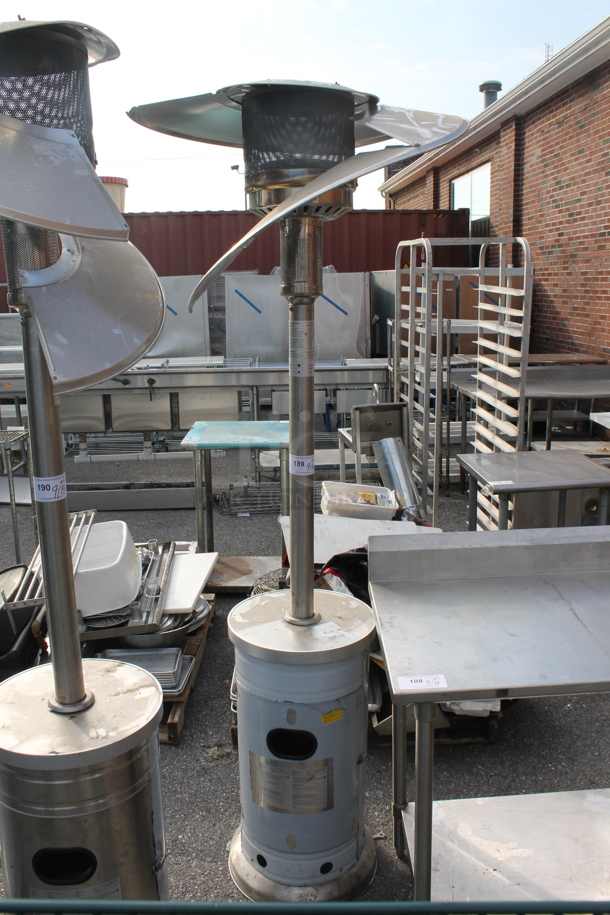 NCZH-G-KMZMSS Metal Floor Style Propane Gas Patio Heater. 48,000 BTU. - Image 1 of 6