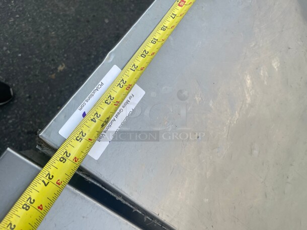 Commercial Heavy Duty Stainless Steel Table NSF 26x24x34 - Image 6 of 8