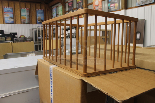 4 BRAND NEW IN BOX! Wooden Bins. 4 Times Your Bid! - Image 3 of 4