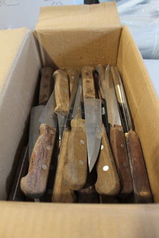 60 SHARPENED Stainless Steel Knives Including Chef. 60 Times Your Bid!