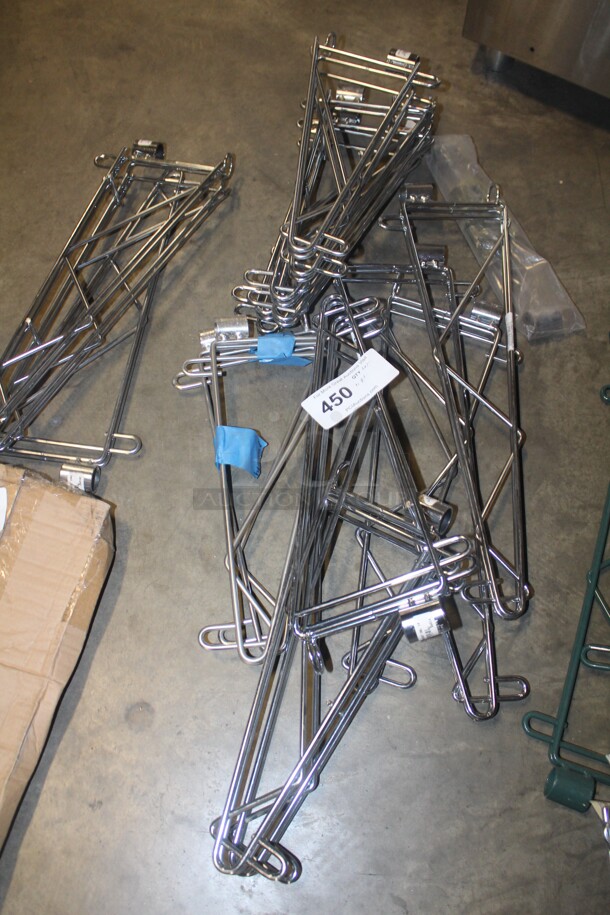 NEW! 8 Metro 1WS21C 21" Post Mount Brackets. 8X Your Bid!  - Image 1 of 1