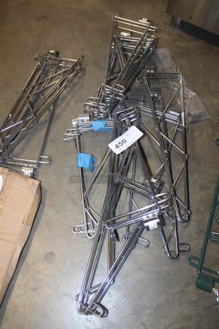 NEW! 8 Metro 1WS21C 21" Post Mount Brackets. 8X Your Bid! 