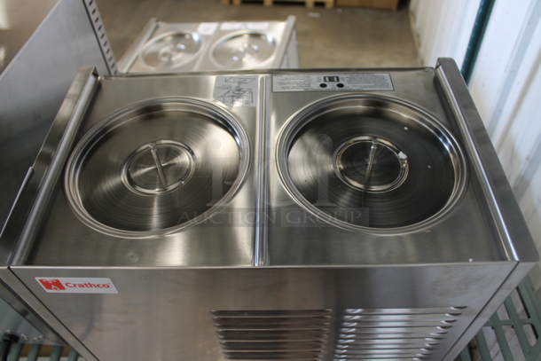 2021 Crathco D25-3 Stainless Steel Commercial Countertop 2 Hopper Refrigerated Machine Base. 115 Volts, 1 Phase. Tested and Working! - Image 2 of 5