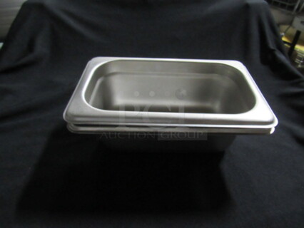 1/9 Size 2.5 Inch Deep Hotel Pan. 2XBID