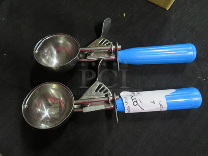 Blue Handle Disher. 2XBID