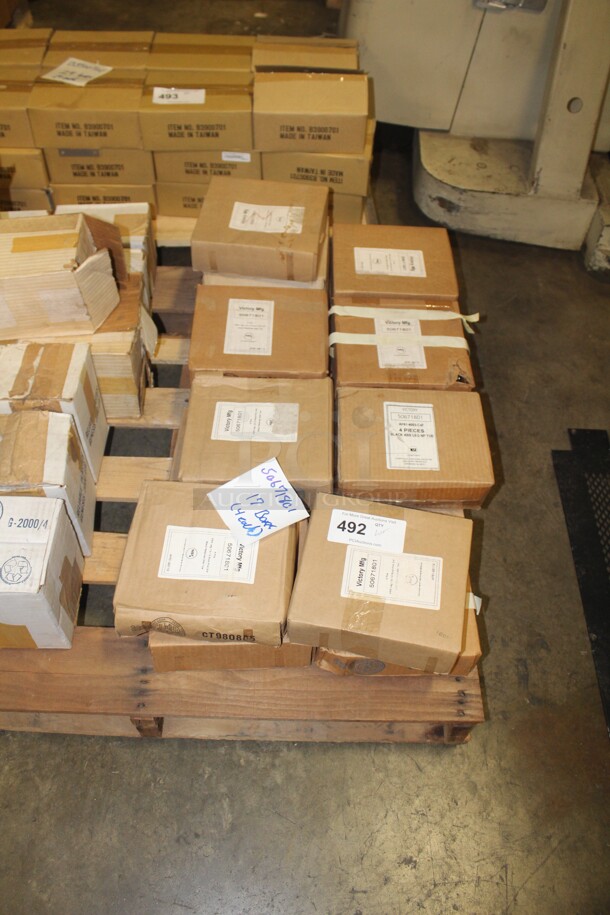 NEW IN BOX! 17 Boxes (4 Count Each) Victory Mfg 50671801 Equipment Legs. 17x Your Bid!  - Image 2 of 2