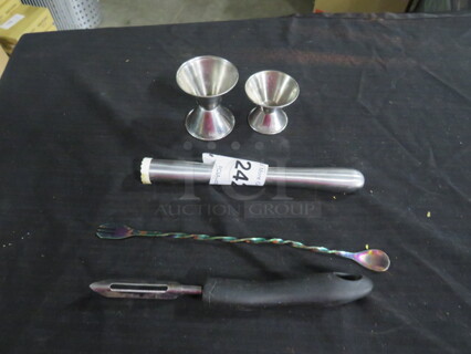 One Lot Of Assorted Bar Essentials.