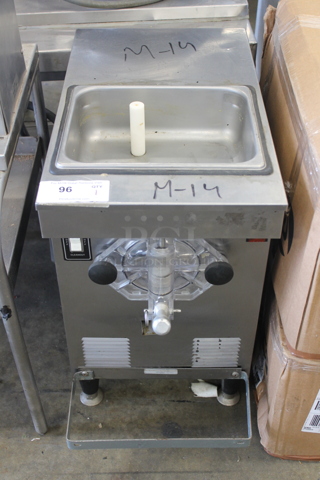 SaniServ A4071M Stainless Steel Commercial Countertop Single Flavor Soft Serve Ice Cream Machine. 115 Volts, 1 Phase.