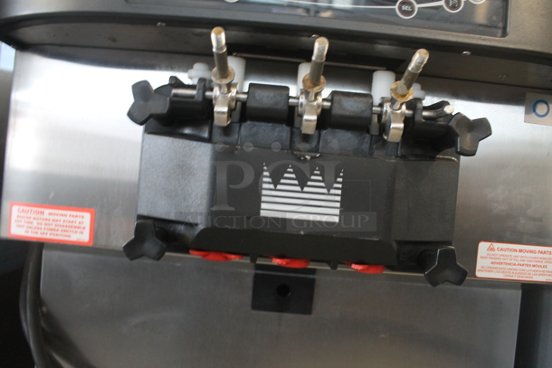 2013 Taylor C723-33 Stainless Steel Commercial Water Cooled Floor Style 2 Flavor w/ Twist Soft Serve Ice Cream Machine on Commercial Casters. 208-230 Volts, 3 Phase. - Image 4 of 11