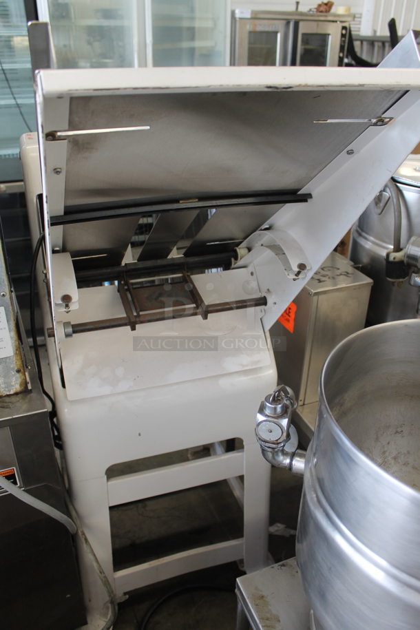 Oliver 797-32 Metal Commercial Floor Style Bread Loaf Slicer. 115 Volts, 1 Phase. Cannot Test Due To Cut Power Cord  - Image 6 of 6