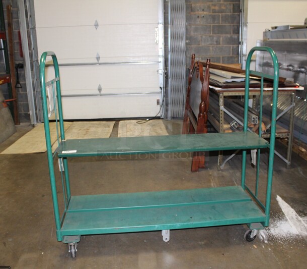 GREAT FIND! Utility Cart On Casters. 64x24x58