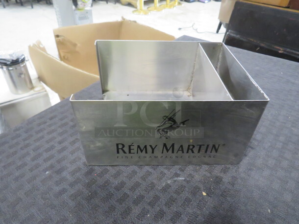 One Stainless Steel Remy Martin Bar Organizer.