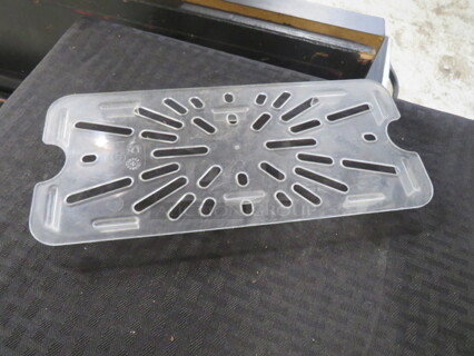 1/3 Size Clear Drain Shelf. 5XBID