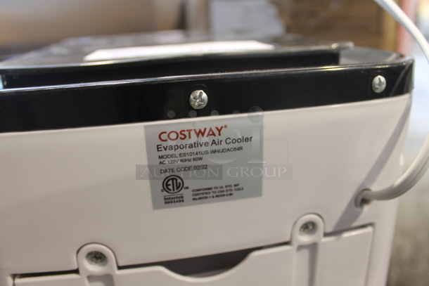 BRAND NEW SCRATCH AND DENT! Costway ES10141US-WH/JDAC64R Floor Style Evaporative Air Cooler. 120 Volts, 1 Phase. Stock Picture - Cosmetic Condition May Vary. Tested and Working! - Image 8 of 8