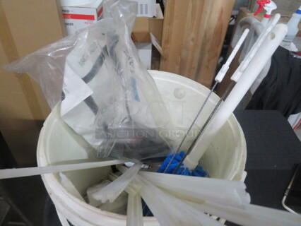 One Lot Of Soft Serve Machine Cleaning, Gaskets, Etc.
