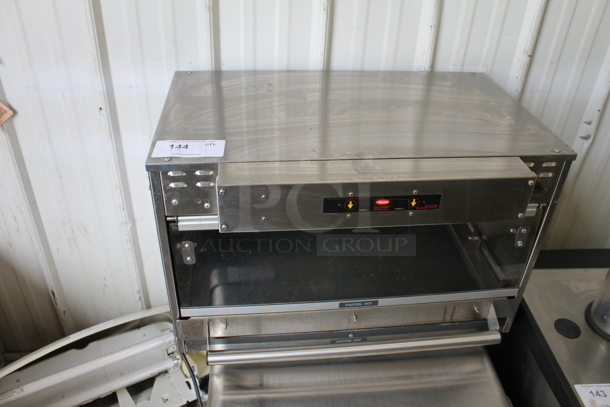 Hatco GRMW-3 Stainless Steel Commercial Countertop Warming Display Case. 120 Volts, 1 Phase. Tested and Working!