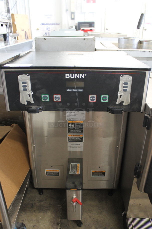 2012 Bunn DUAL TF DBC Stainless Steel Commercial Countertop Coffee Machine w/ Hot Water Dispenser. 120/208-240 Volts, 1 Phase.  - Image 1 of 4