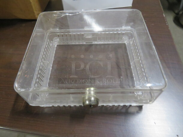 One Honeywell Thermostat Guard. # TG512A. No Box Cracked On Side See Pic. - Image 1 of 2