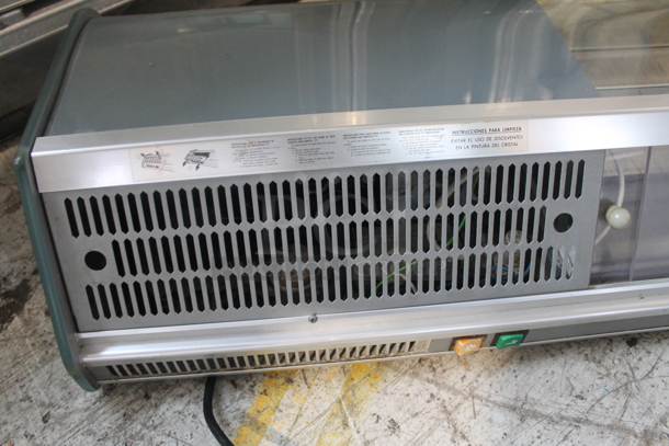 Metal Commercial Countertop Sushi Display Case Merchandiser. 115 Volts, 1 Phase. Tested and Powers On But Does Not Get Cold - Image 7 of 8