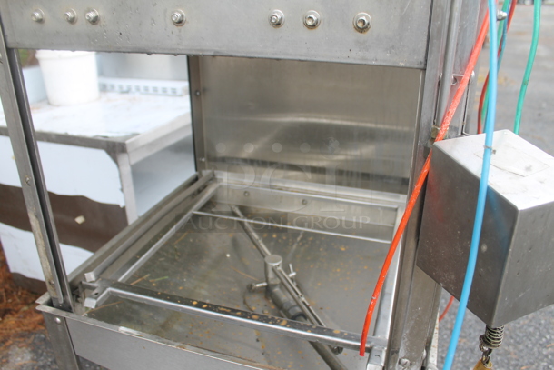 American Dish Service ADS AF-3D-S Stainless Steel Commercial Corner Pass Through Dishwasher. 120 Volts, 1 Phase.  - Image 5 of 8